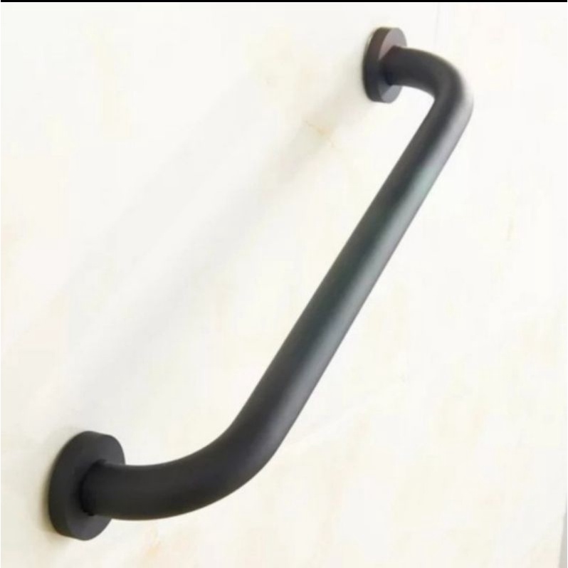 grab bar kamar mandi / pegangan bathtub kamar mandi hitam