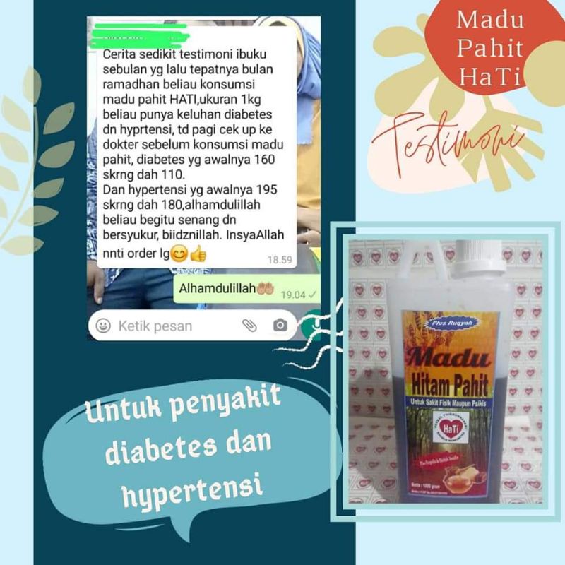 

MADU HITAM PAHIT