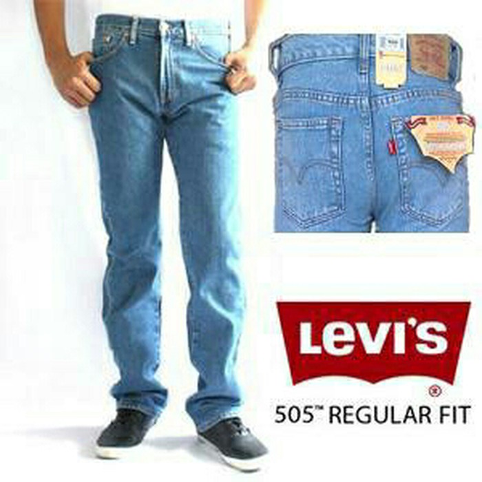 CELANA JEANS PRIA LEVIS STANDAR BIOBLITZ KEREN / BIRU MUDA