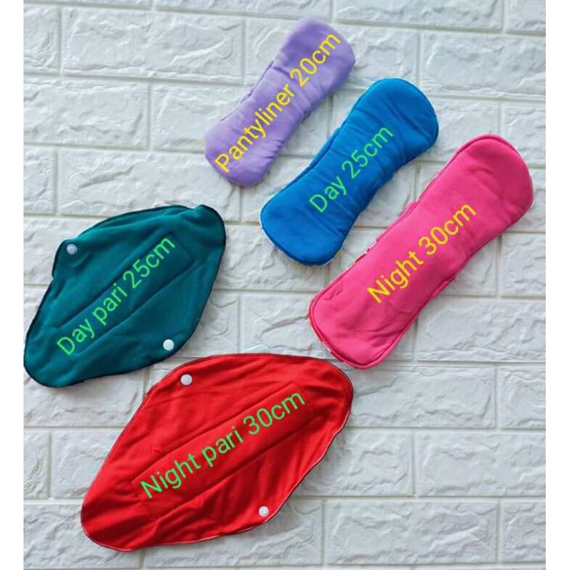 Menspad Azza Pembalut Kain Pantyliner Kesehatan Wanita