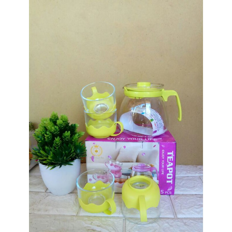 tea pot murah/ teko cangkir/teko set