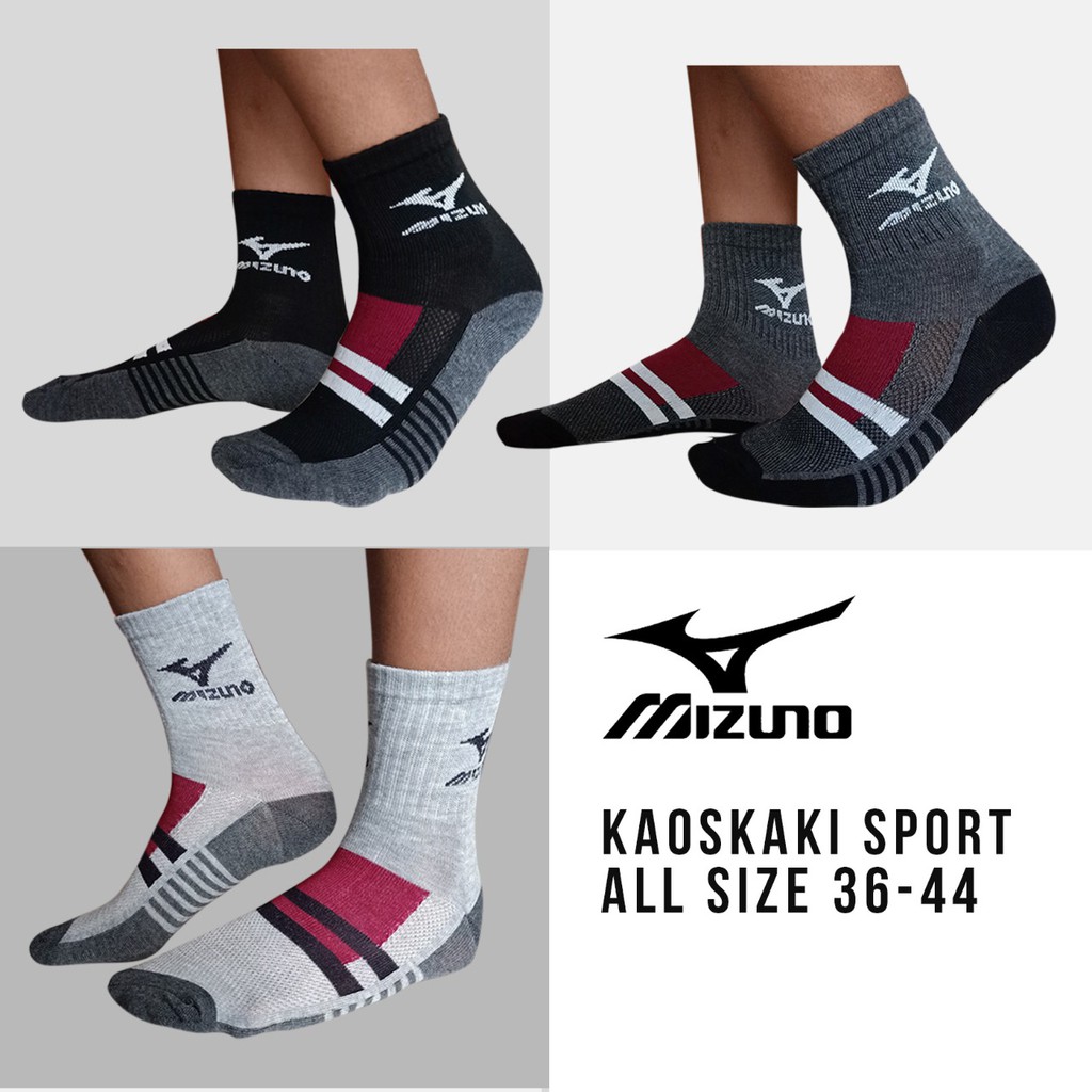 Kaos Kaki olahraga voli Mizuno Lari Jogging sekolah pendek. TERMURAH!