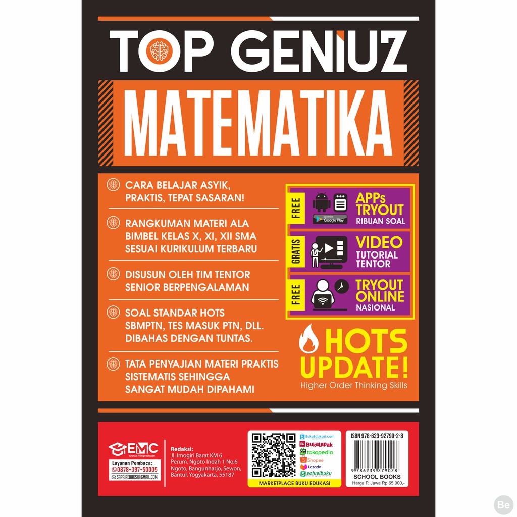 Buku materi soal dan pembahasan Top Geniuz Matematika SMA