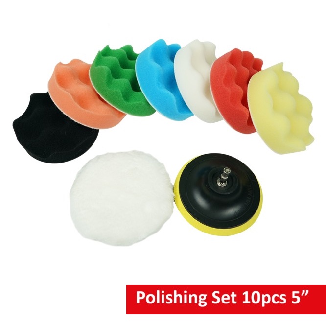 Busa Poles Sponge Polishing 5″ 10pcs / Busa Poles Mobil &amp; Motor Set 5 inch 10 Pc