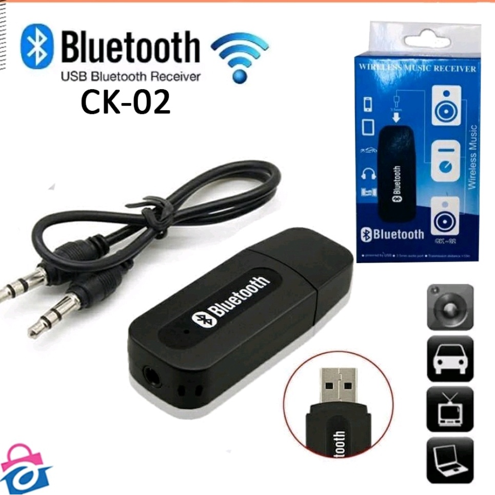 BLUETOOTH RECEIVER MUSIK CK02 - AUDIO RECEIVER WIRELESS CK-02 - BC