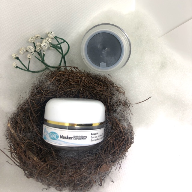 Bubble mask exfoliating masker activated charcoal carbonated halal masker aman detox ampuh dokter