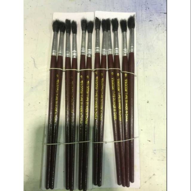 

1/2 lusin kuas cat air pagoda no 9 / kuas cat air