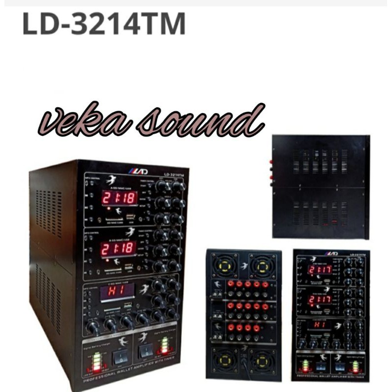 AMPLI LAD 3214 TM AMPLIFIER WALET LAD 3214 TM 3 PLAYER ORI