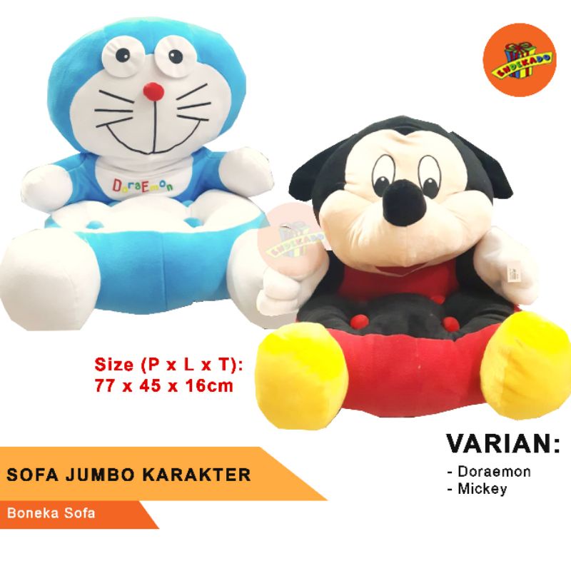 SOFA BONEKA KARAKTER JUMBO