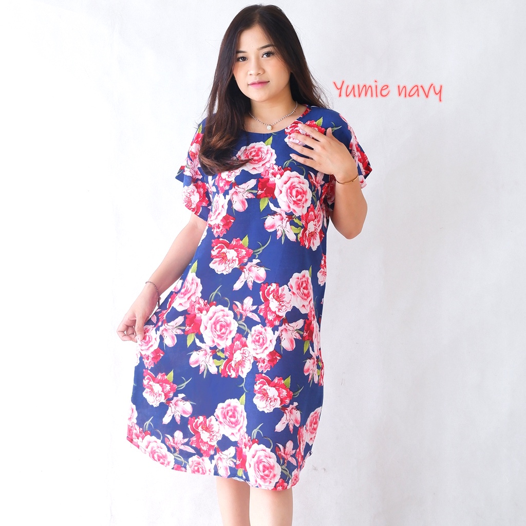 Daster Bali Dress Bali-DST YUMIE NAVY