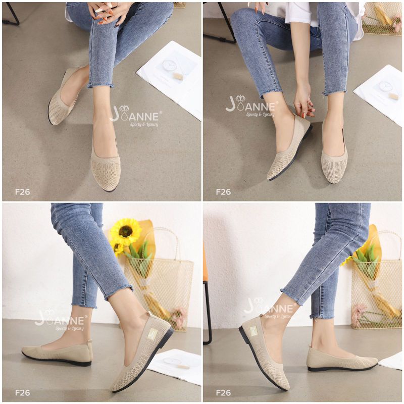 JOANNE Flyknit Flat Shoes F26 [ORIGINAL BRAND]
