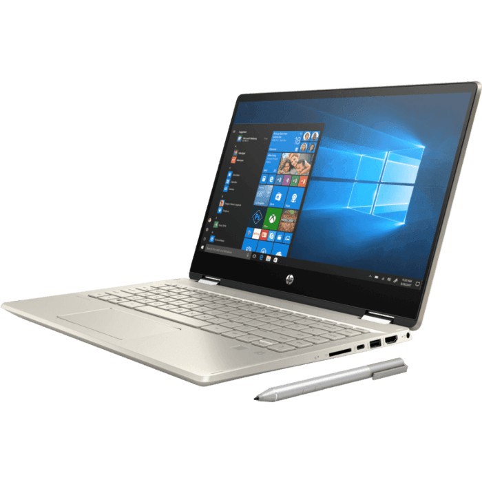 HP Pavilion x360 14 dh1052TX 2in1 Touch i5 10210 8GB 512ssd MX130 2GB W10+OHS 14.0FHD Pen Blit GLD
