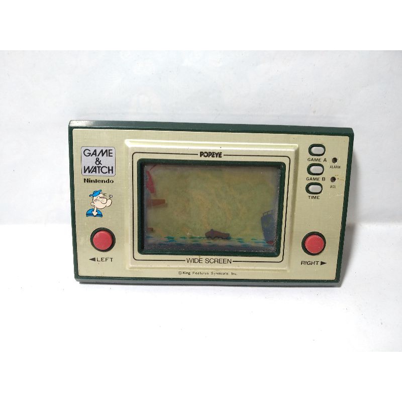 Game Watch Gimbot Gamebot Nintendo Popeye Jadul Rare Vintage Retro Toys Limited Antik Klasik Classic