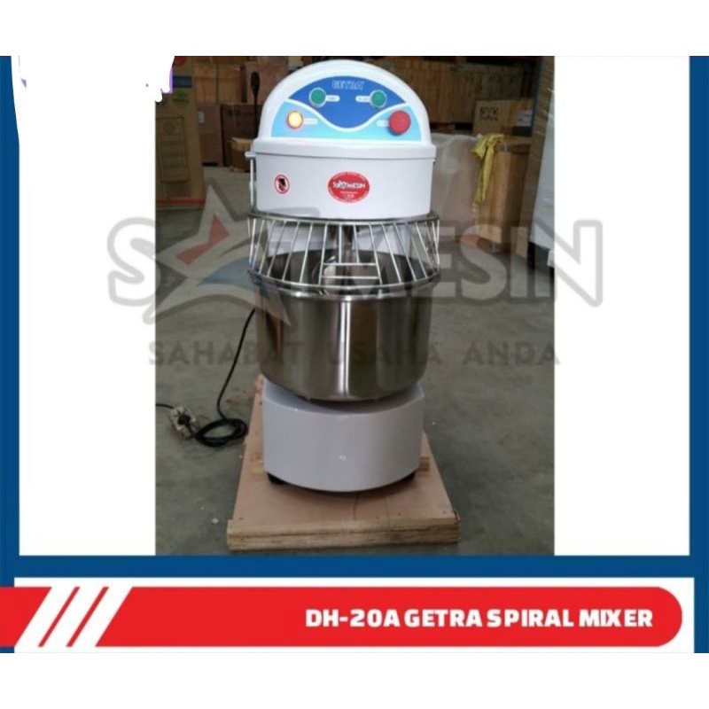 spiral mixer 20 liter getra DH-20A pengaduk adonan 12 liter spiral mixer