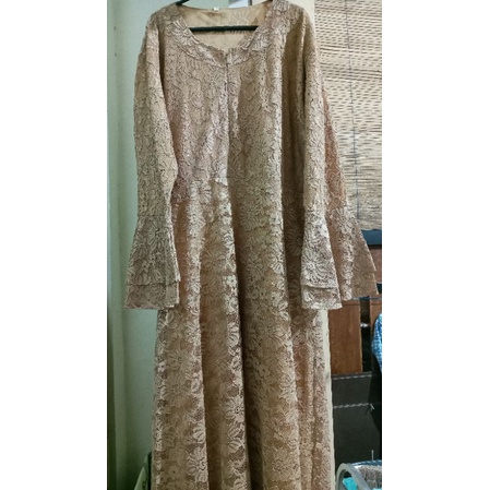 Brokat Gaun pesta/gamis akad/kondangan PL