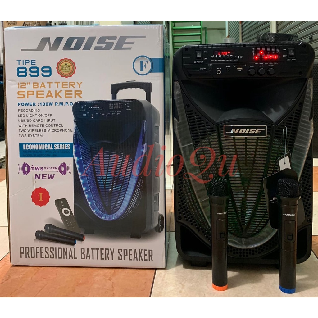 Speaker Portable Wireless Noise 899 FI Original Bluetooth 12 inch