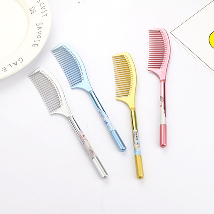 Pulpen Unik / Lucu Motif Sisir Rambut