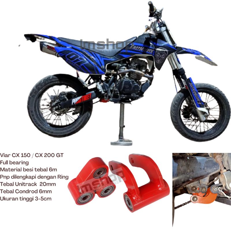 Prolink Unitrack Viar cross CX 150/ CX 200 GT