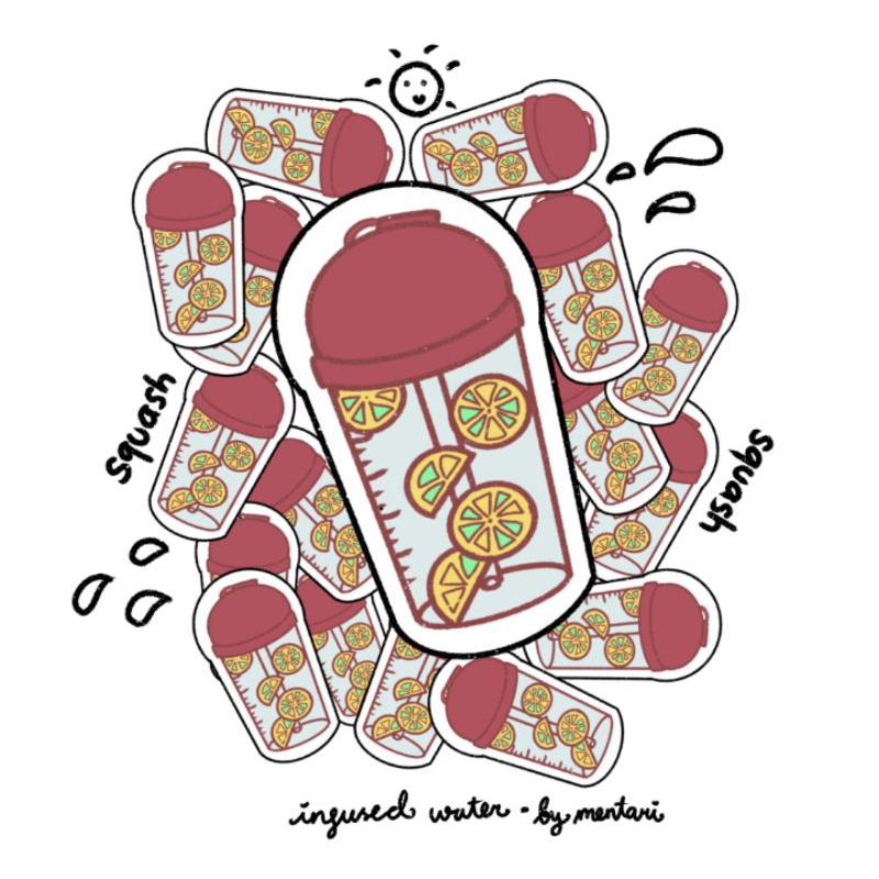 

Sticker Jurnal Aesthetic Infused Water 1 pcs (min 20)