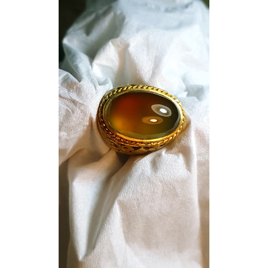 Batu Cincin Bio Solar Super Bersih Giwang Natural Origin1528