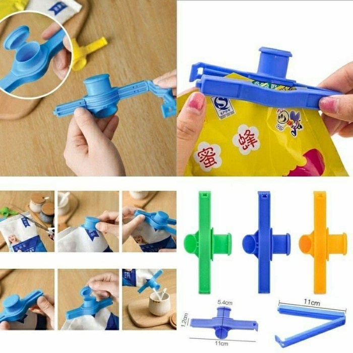 Clip Penjepit Kemasan Bumbu CL01 Klip Segel Plastik Penutup Makanan