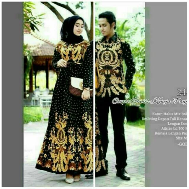 Couple gamis batik