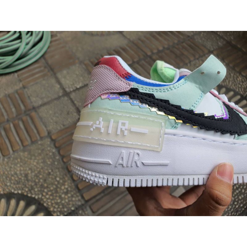 NIKE AIR FORCE  1 SHADOW PIXEL 37 - 40 PERFECT PREMIUM QUALITY