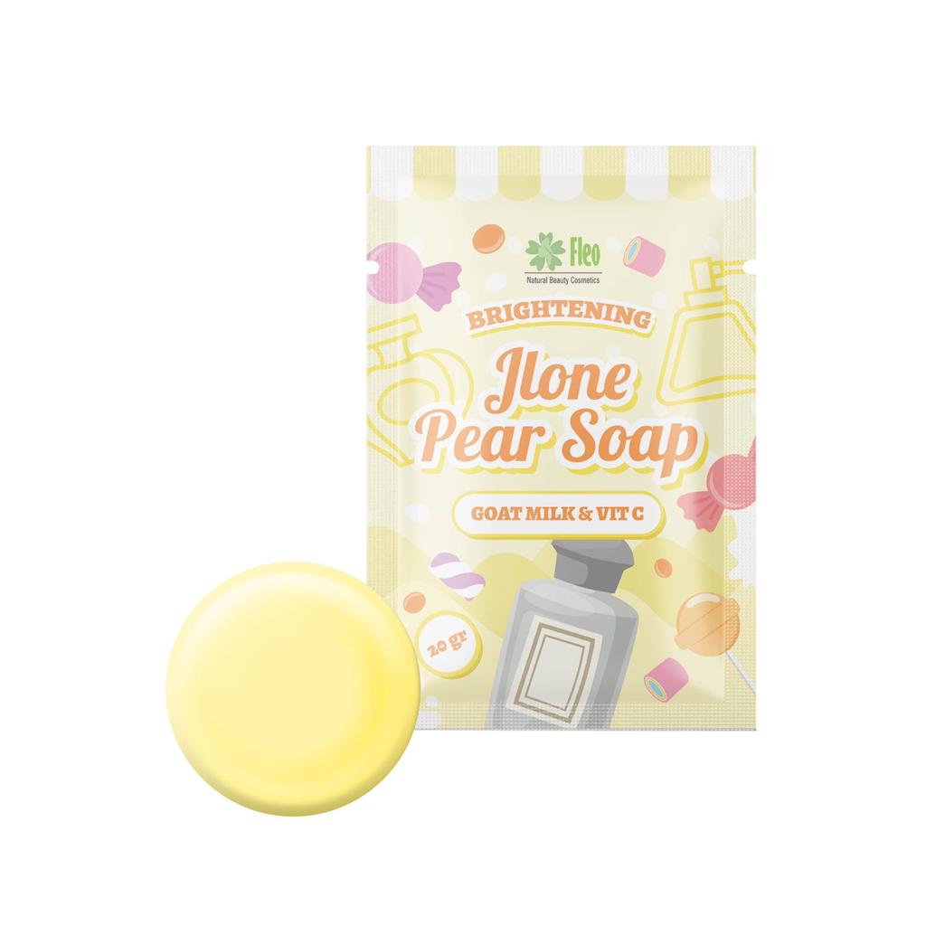 READY! Fleo Sabun Brightening soap Milk Vitamin C Sabun Wajah Dan Badan - FLEO SABUN BATANG BPOM
