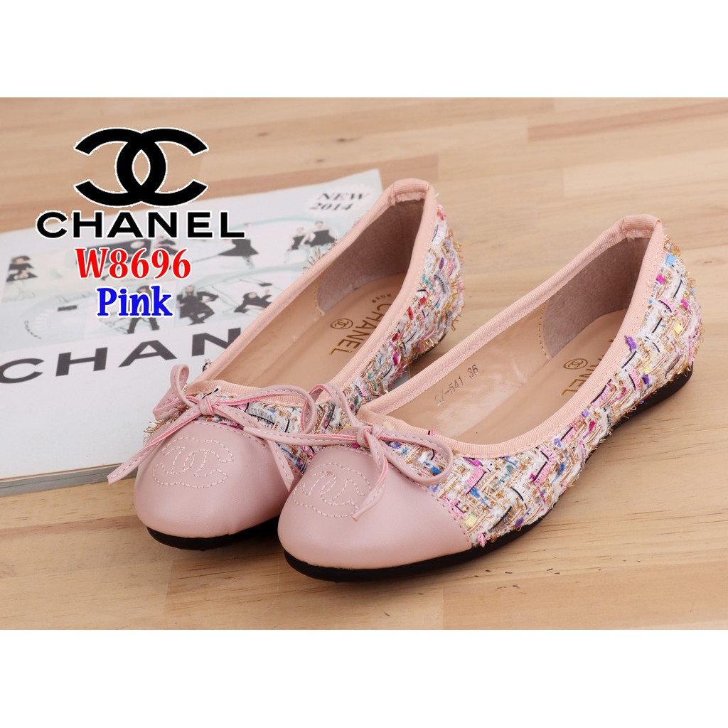 Flat Shoes Chanel W8696 SEPATU IMPOR SEPATU WANITA SEPATU CEWEK