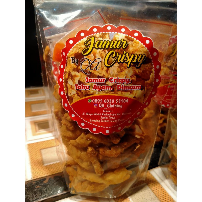 

Jamur Tiram Crispy by Qa 100 gram