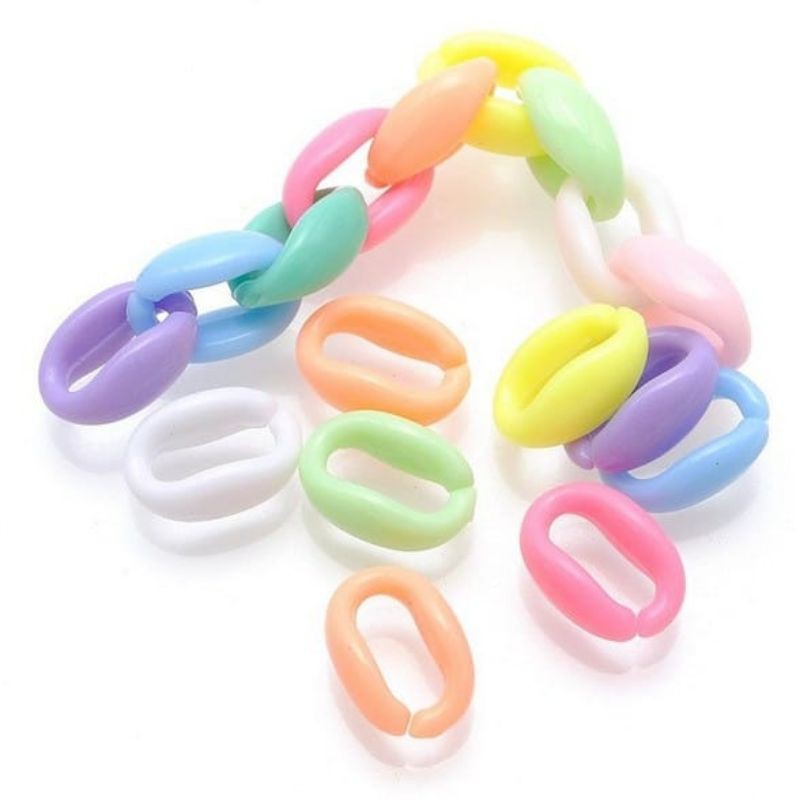 20 gram RANTAI PLASTIK AKRILIK CHAIN