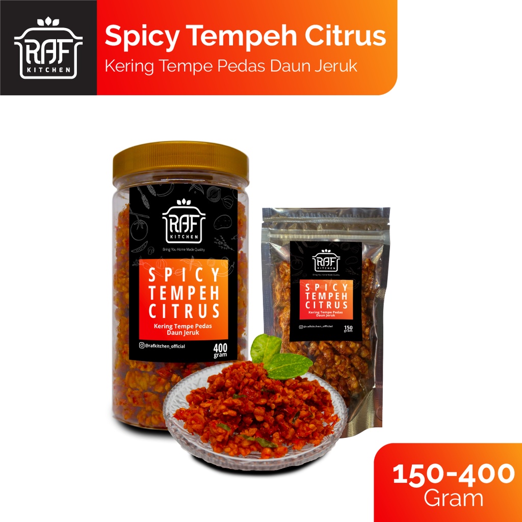 

Spicy Tempeh Citrus / Kering Tempe Pedas Daun Jeruk by RAF Kitchen