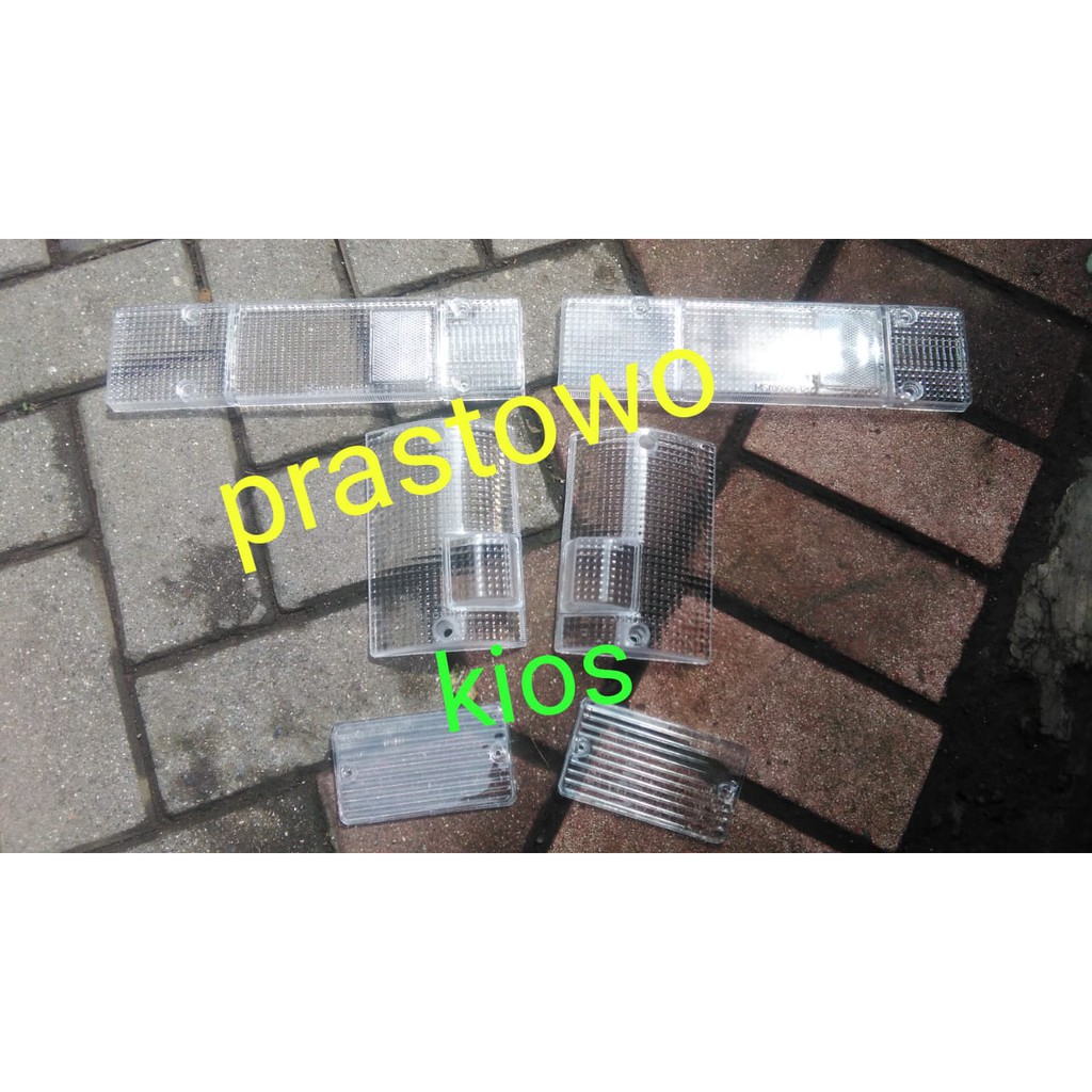 Mika lampu stop stoplamp sen riting bemper L300 bening putih set