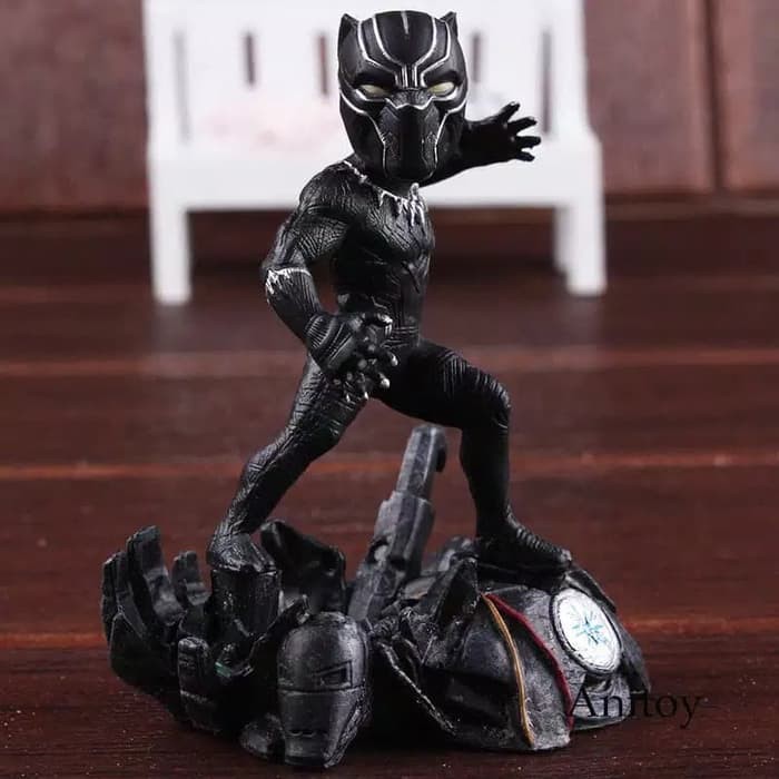 Black Panther Action Figure Marvel Avengers Mainan Figure H273