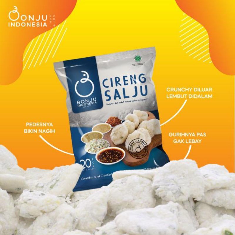 

Cireng Salju Original Mang Bonju isi 20pcs plus bumbu rujak