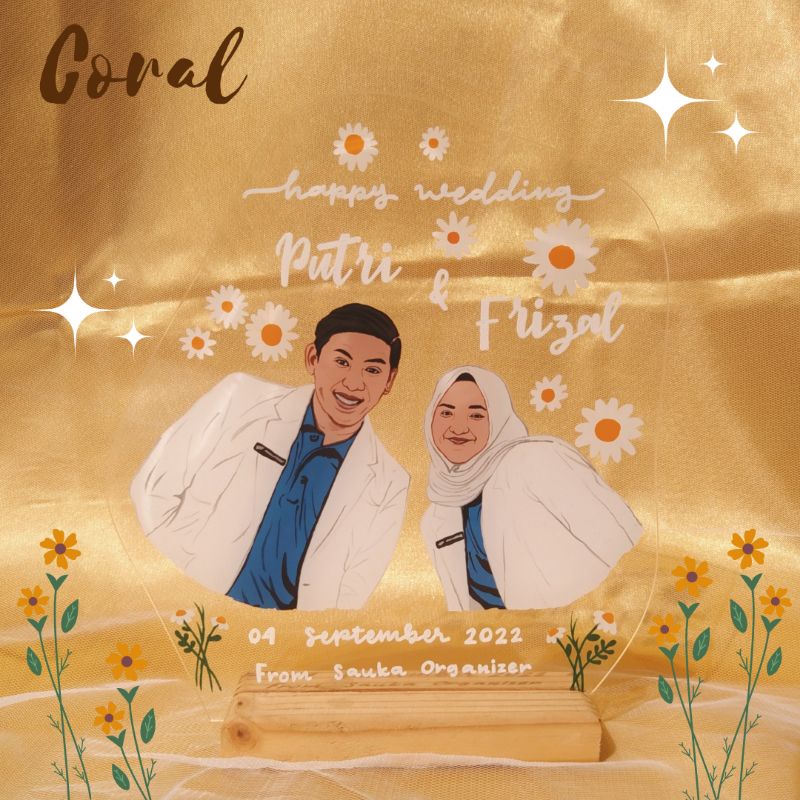 Acrylic custom/Acrylik gambar custom/Acrylic lettering custom/Kado wisuda/ Kado wedding/ Acrylic lam