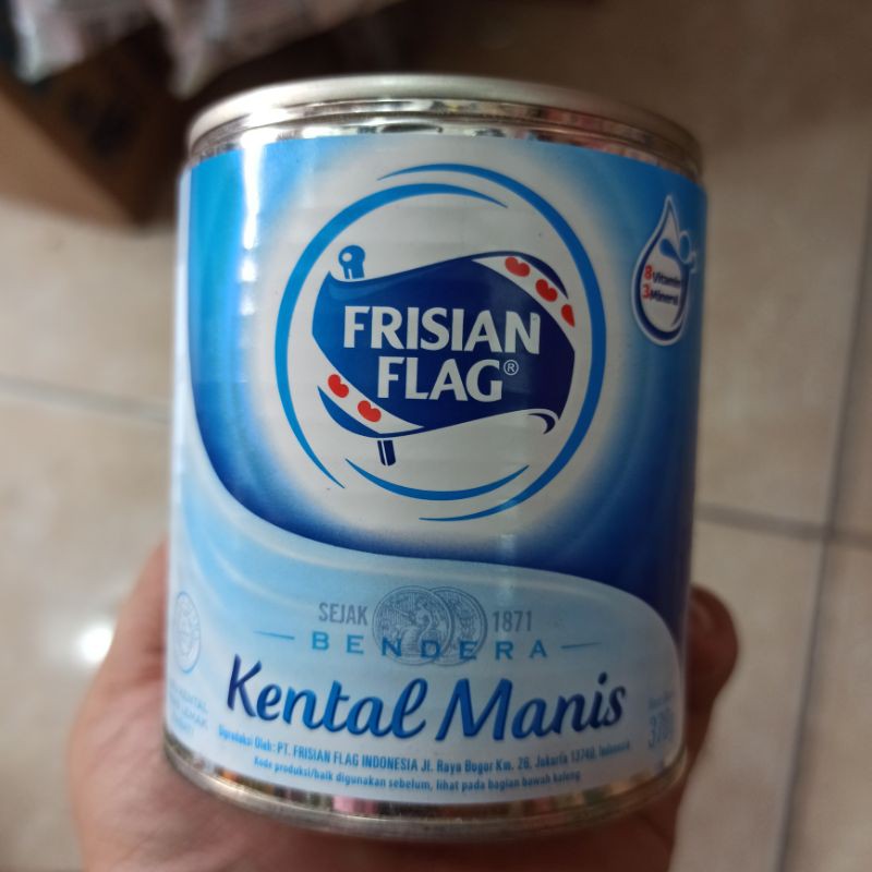 

Frisian Flag Full Cream Bendera Susu Kental Manis Kaleng PUTIH 370g