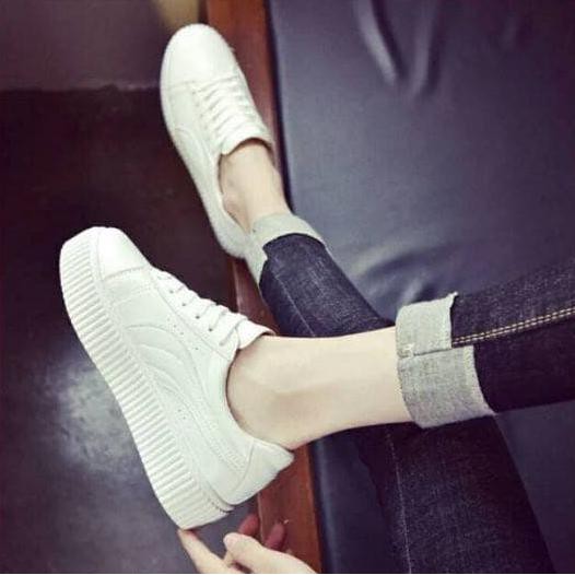 Sepatu Kets Puma Putih Full