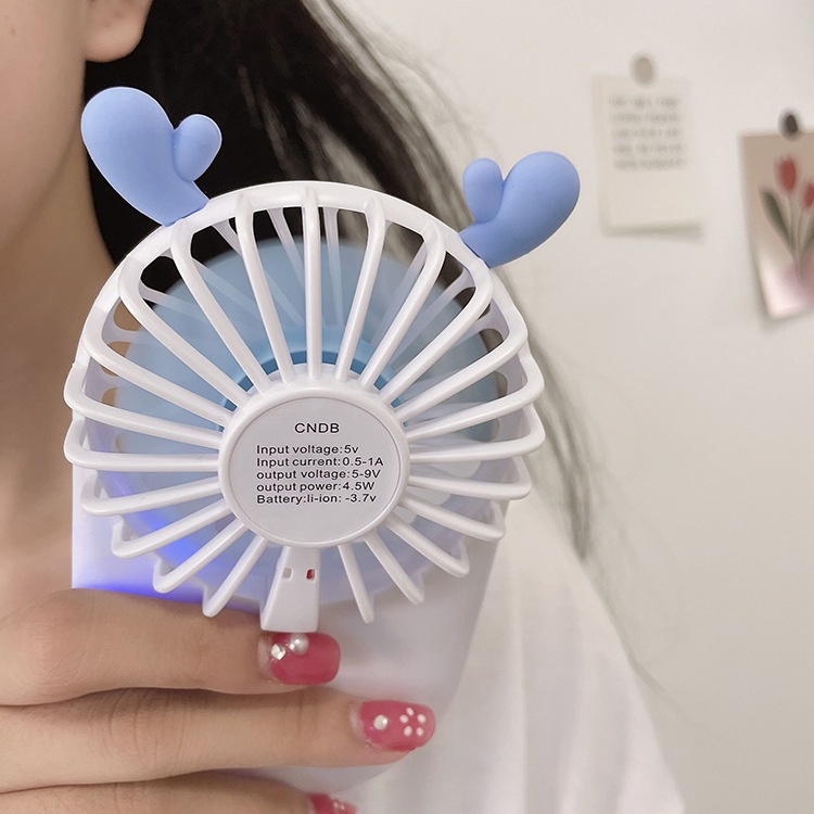 Kipas Angin Mini Fan Motif Kartun KPOP BTS TATA COOKY CHIMMY