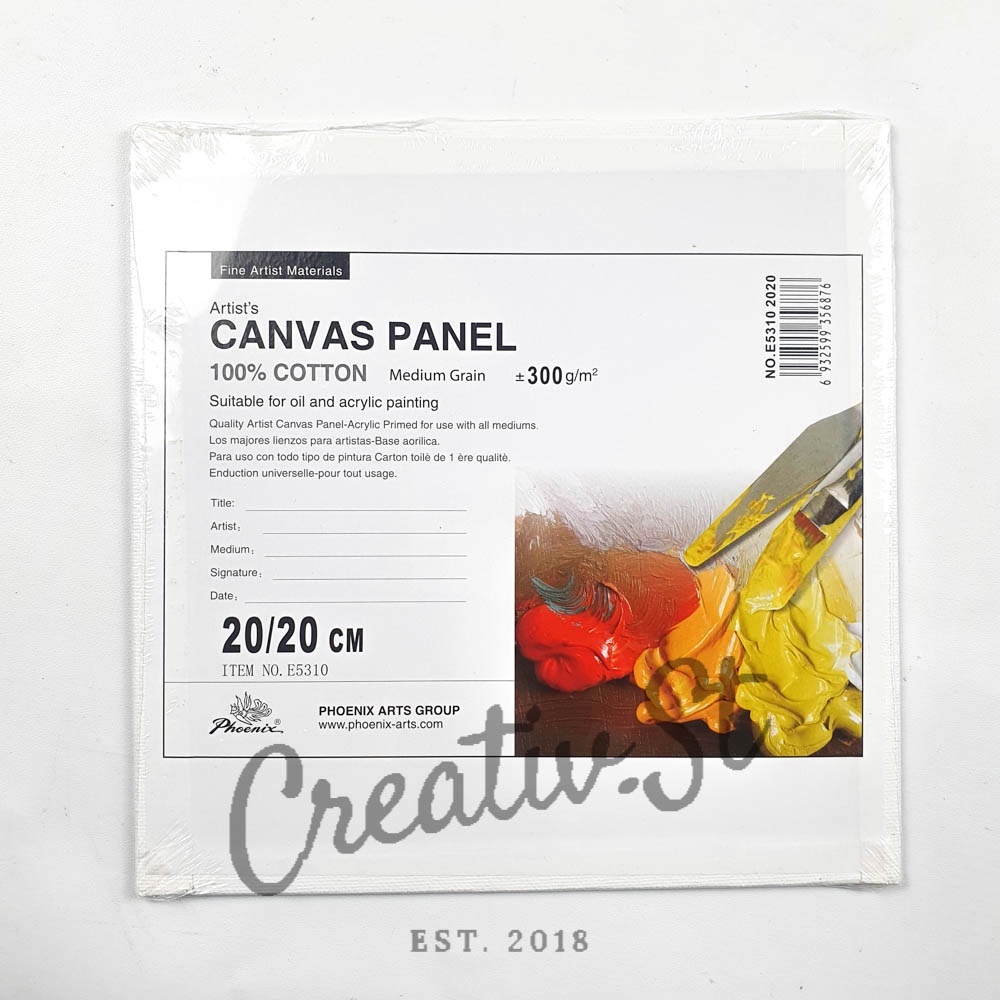 

Phoenix Canvas Panel Kanvas Board 20 X 20 Cm E5310