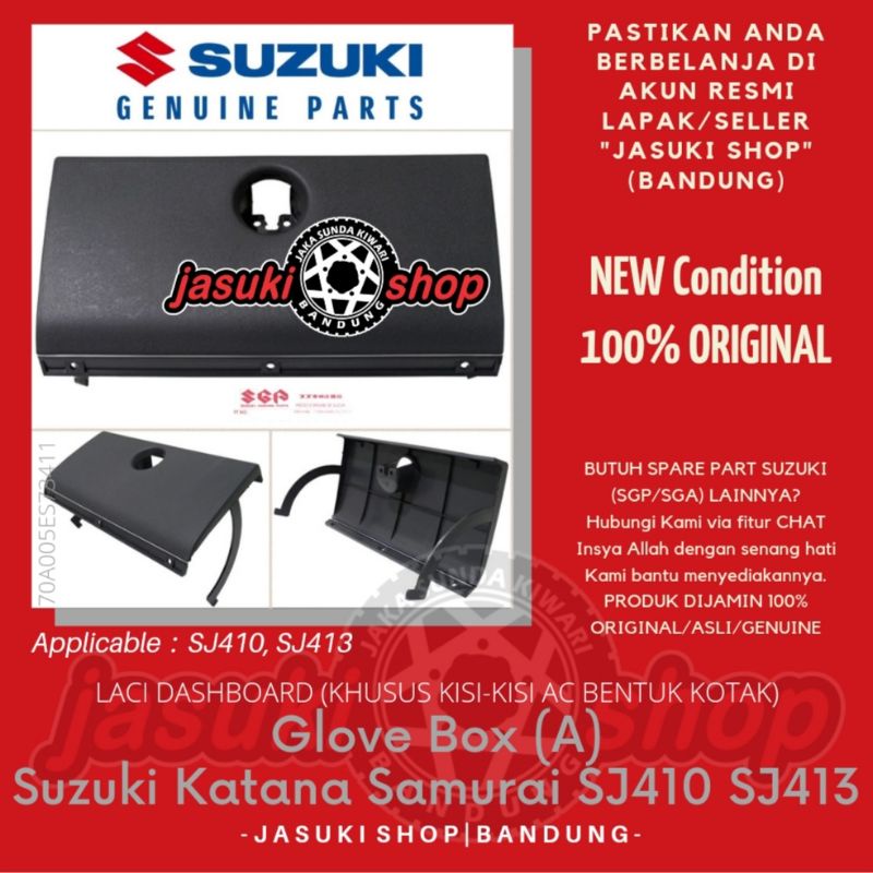 Glove Box Laci Dashboard Dasbor Suzuki Jimny Katana Samurai SJ410 SJ413 Asli Ori Original SGP