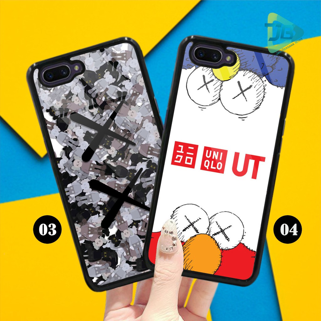 HARDCASE 2D GLOSSY KAWS OPPO VIVO XIAOMI SAMSUNG REALME IPHONE ALL TYPE JB4677