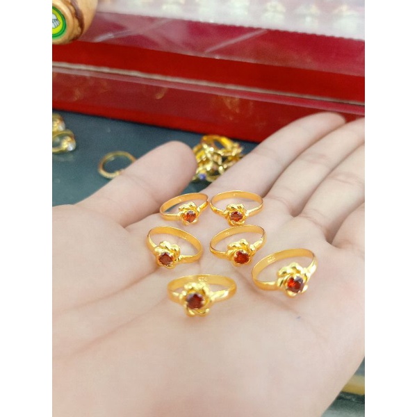 CINCIN ABG DAN DEWASA PERAK 925 LAPIS MAS