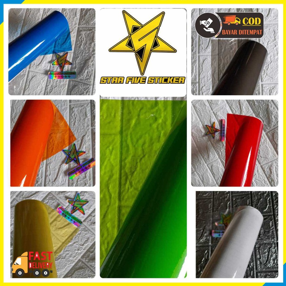 

Sticker Stiker Skotlet Body Motor Warna Transparan
