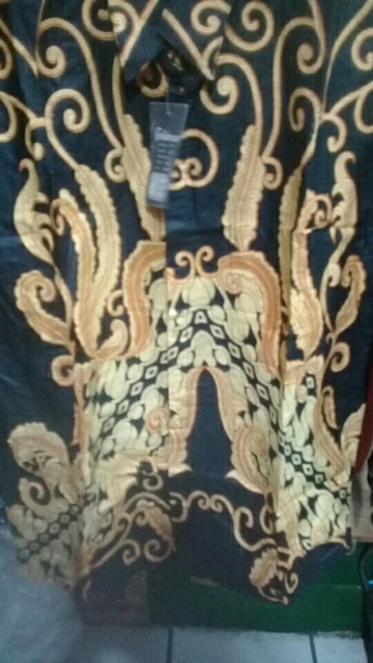 Trolistore Grosir Kemeja Batik Pria Cowok Lengan Panjang Motif Kraton V2