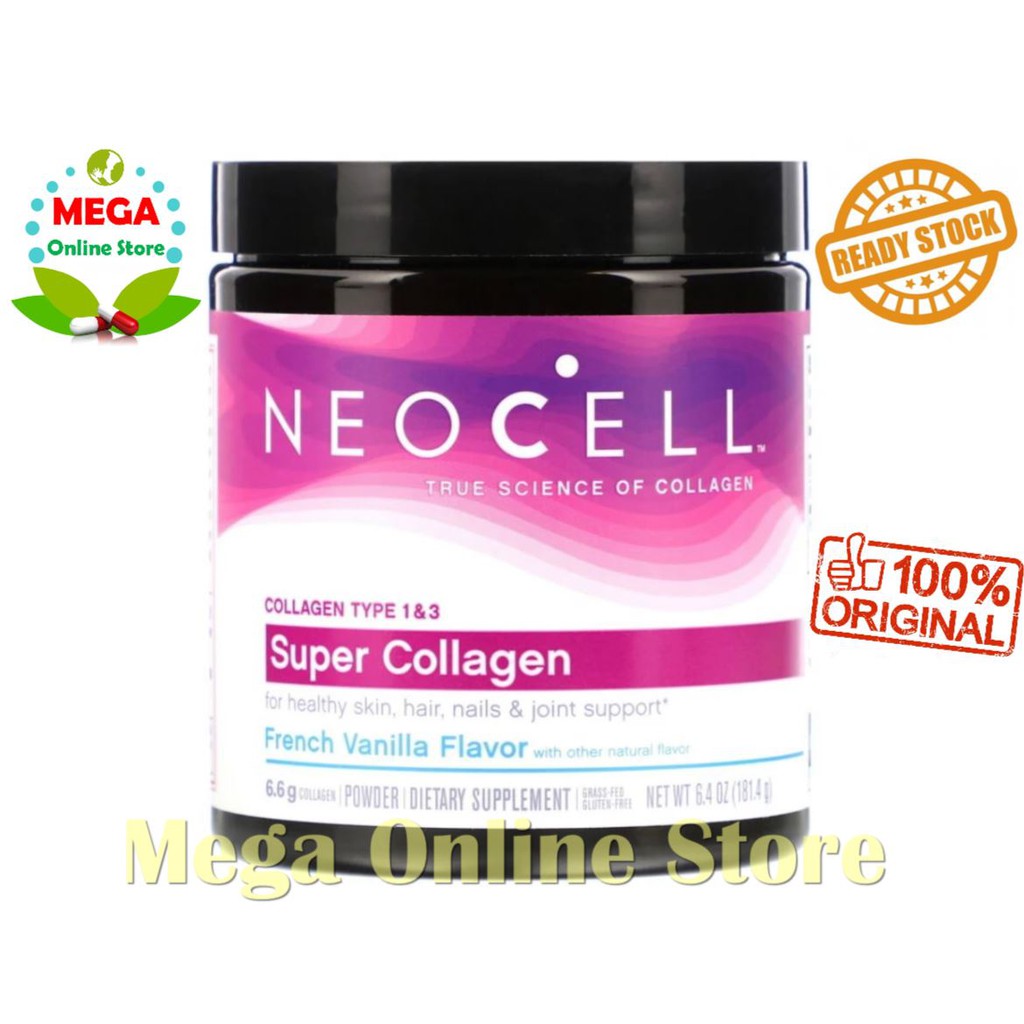 Neocell Super Collagen Type 1 & 3 Powder French Vanilla Shopee