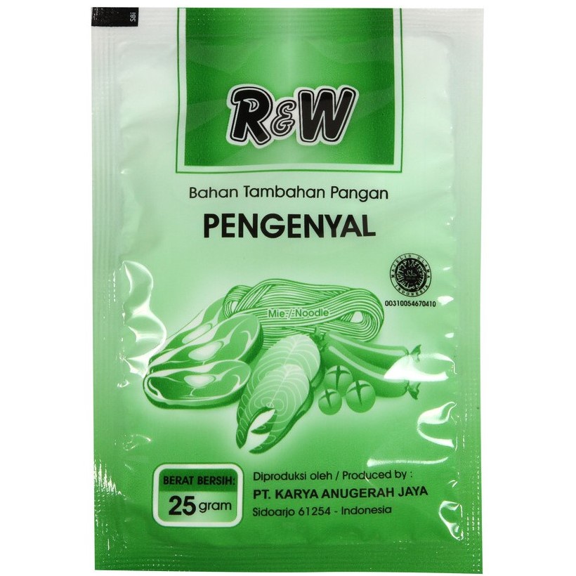 

R&W Pengenyal 25gr RW Bahan Tambahan Pangan