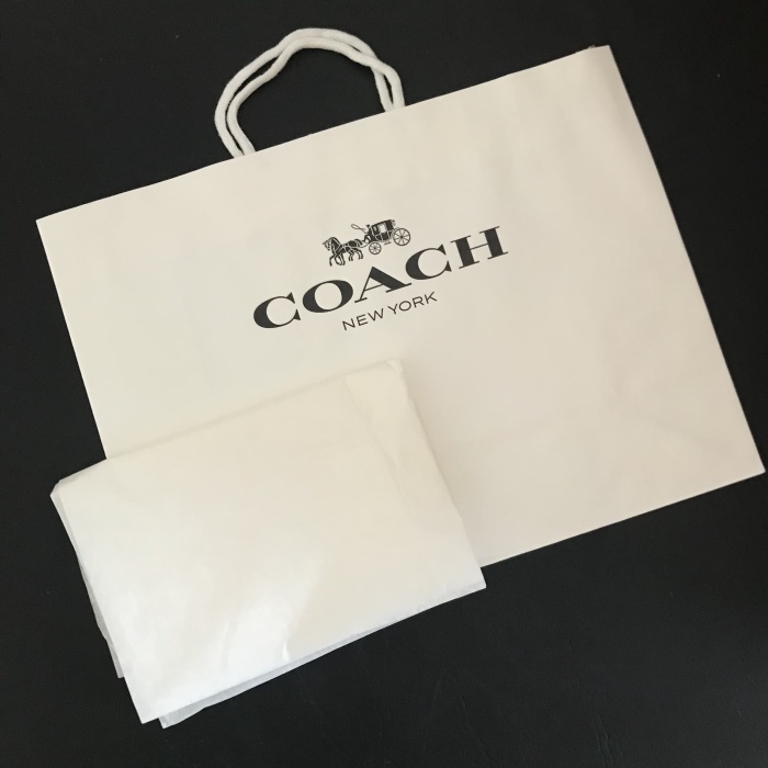 

(TERLARIS) paperbag coach tissue papper coach sticker coach