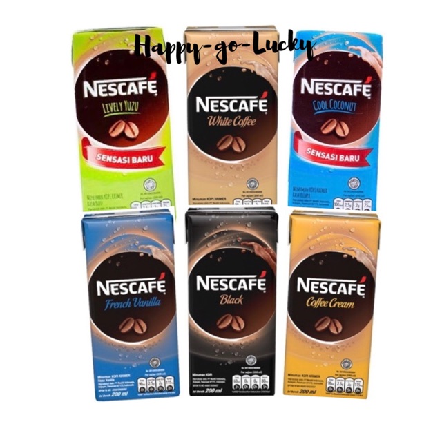 Jual Nescafe kopi Coffee Cream / French Vanilla / Black / White Coffee