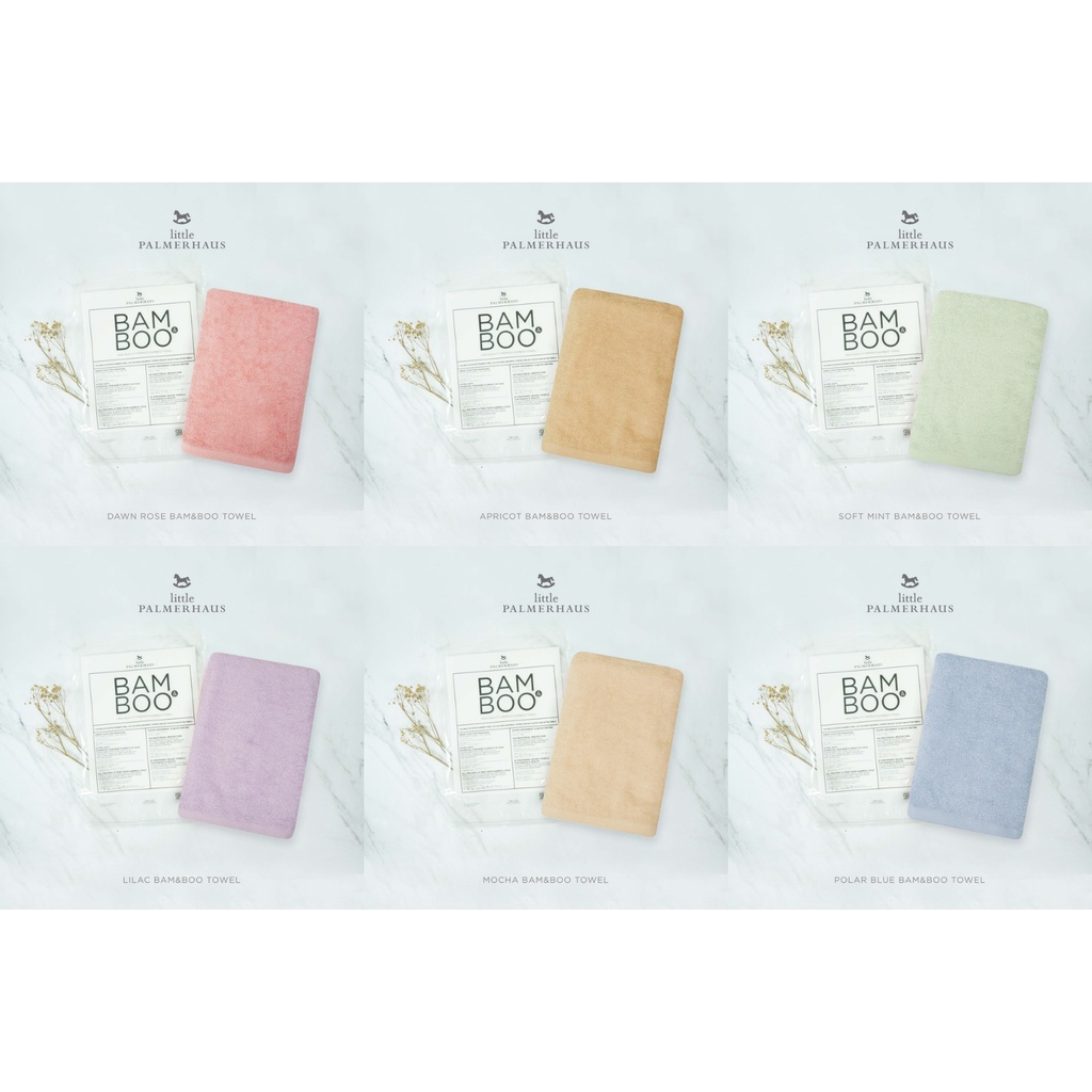 Little Palmerhaus Premium Mason Bamboo Towel Handuk Bayi